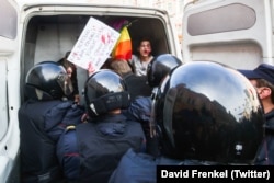 Затрыманьне ў Санкт-Пецярбургу