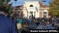 Ilić: 'Pritisak koji nije lako izdržati' (Foto: sa radničkog okupljanja zbog smene direktora 2014. godine)