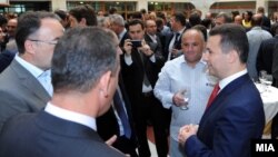 Премиерот Никола Груевски на средба со бизнис заедницата и стопанските комори.