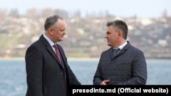 Igor Dodon și Vadim Krasnoselski, la Holercani