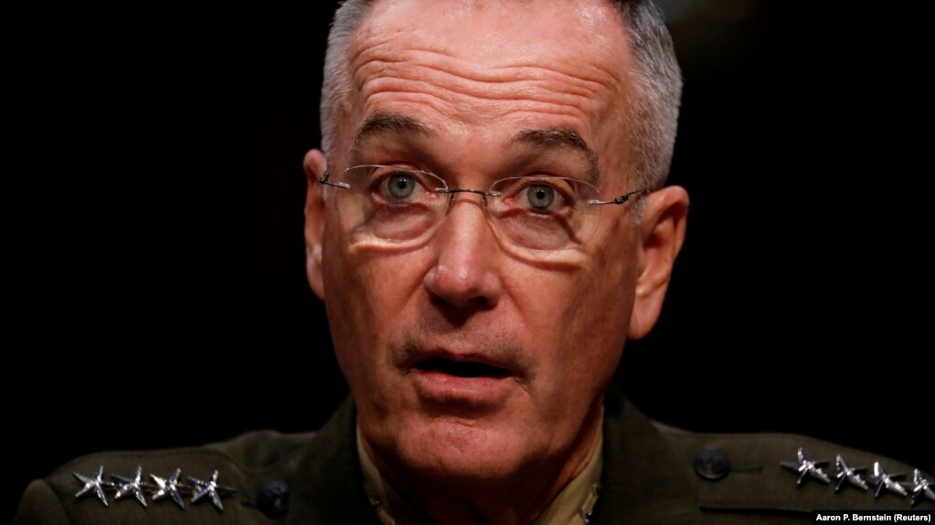 Председатель Объединенного комитета начальников штабов Вооруженных сил США генерал Джозеф Данфорд 