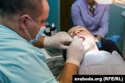 Anton Dryanichkin travelled from St. Petersburg to Slutsk, Belarus, to get his dental work done.