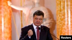 Новоизбранный президент Украины Пётр Порошенко