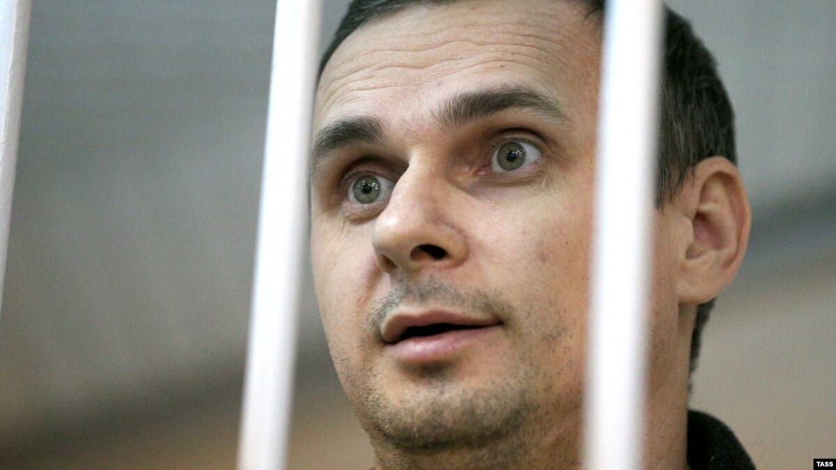 'Release Sentsov' Banner Displayed In Moscow Amid Reports Hunger Striker...