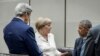 На саммите были возможности и для двусторонних контактов. На снимке: Ангела Меркель и Барак Обама, 5 сентября 2016