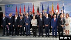 Premijeri i ministri spoljnih poslava zemalja Zapadnog Balkana na velikoj berlinskoj konferenciji (avgust 2014)