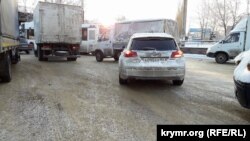 Ожеледь у Сімферополі, 13 січня 2017 року