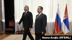 Dmitrij Rogozin i Ivica Dačić, Beograd