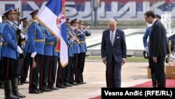 Svečani doček za Džozefa Bajdena ispred Palate "Srbija"