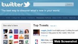 Generic - Twitter website, 21Nov2010