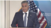 Reza Pahlavi, son of late Muhammad Reza Shah Pahlavi, speaking at The Washington Institute, December 15, 2018. 