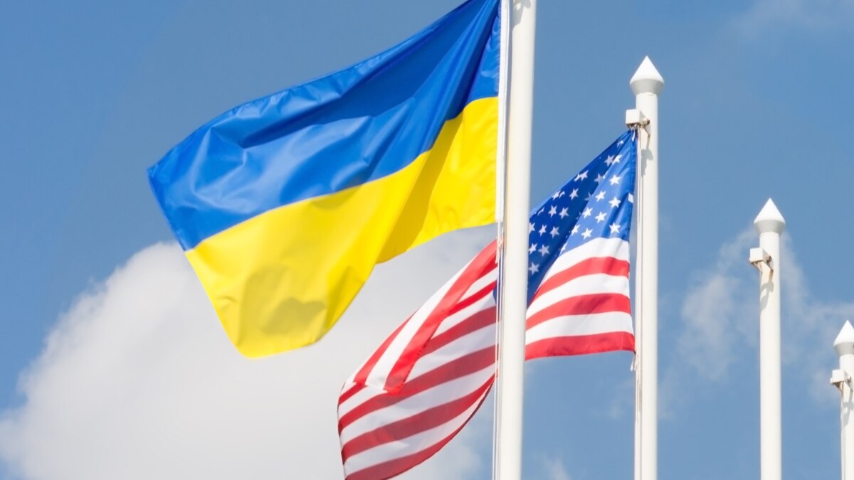 флаг украины и сша