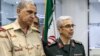 Chief of Staff for the Iranian Armed Forces Major General Mohammad Baqeri (R) and his Iraqi counterpart Major General Othman al-Ghanmi (L) meet in Tehran on September 27, 2017. (Photo by ISNA)