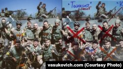 Адзін са здымкаў Васюковіча сэрыі «Фота на памяць», што выстаўлялася ў Маскве ў 2016 годзе