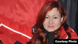 Волонтерка Анна Счасна-Гарус, вдова загиблого бійця, оборонця Донецького аеропорту з позивним «Сім’янин»