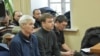 Сергей Тарасов, Максим Круговой и Александр Кривошеин в зале суда