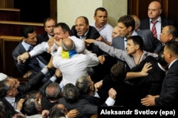 Бійка в парламенті за участю Колесніченка, 2012 рік