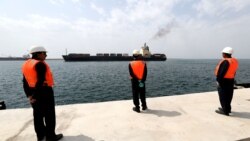 نمایی از بندر بهشتی در شهر ساحلی چابهار