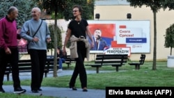 Milorad Dodik na plakatu, Banjaluka