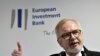 European Investment Bank (EIB) President Werner Hoyer speaks during an inauguration of the EIB offices in Athens on September 29, 2017. / AFP PHOTO / LOUISA GOULIAMAKI