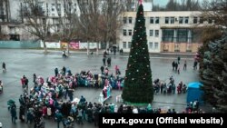 Новорічна ялинка в Красноперекопську, 21 грудня 2018 року