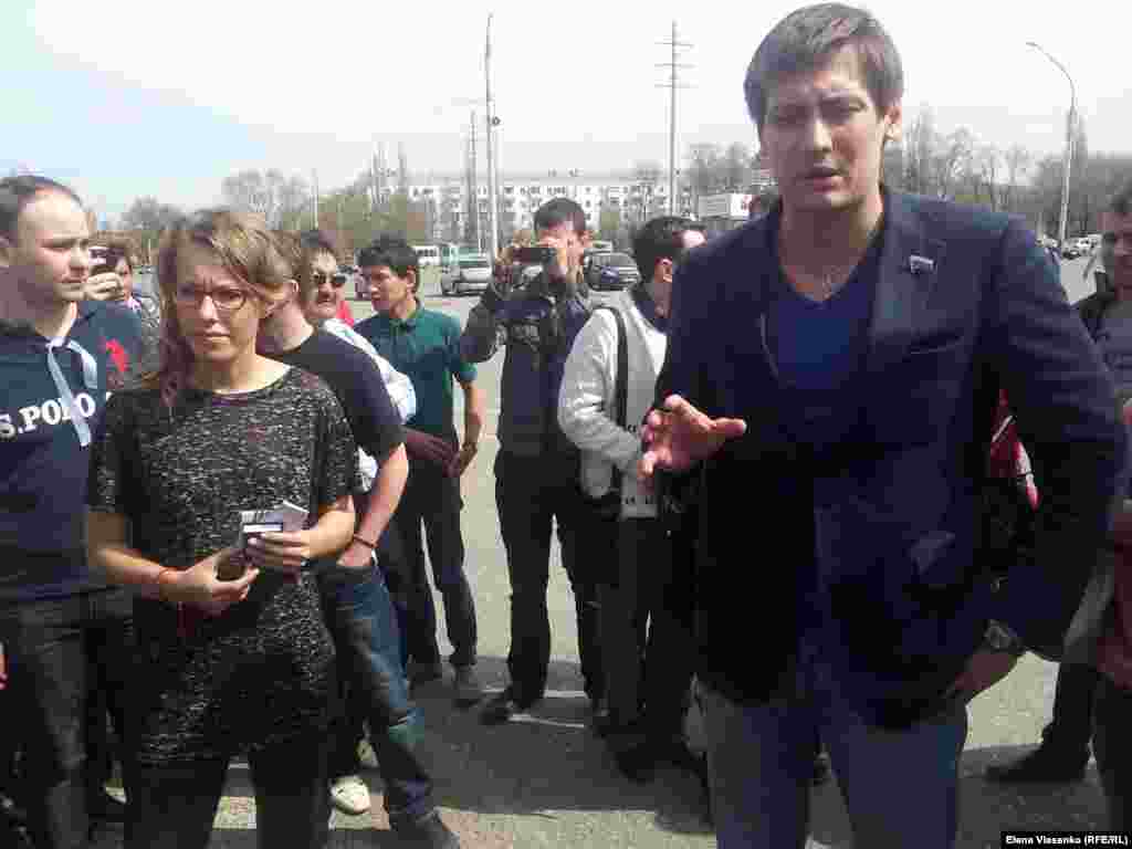 Ксения Собчак приехала в Астрахань, чтобы поддержать бастующих и голодающих