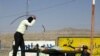 Iran -- a man Lashes in public in Iran, undated