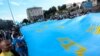 Ukraine, Kyiv - the day of the Crimean Tatar flag, 26Jun2017