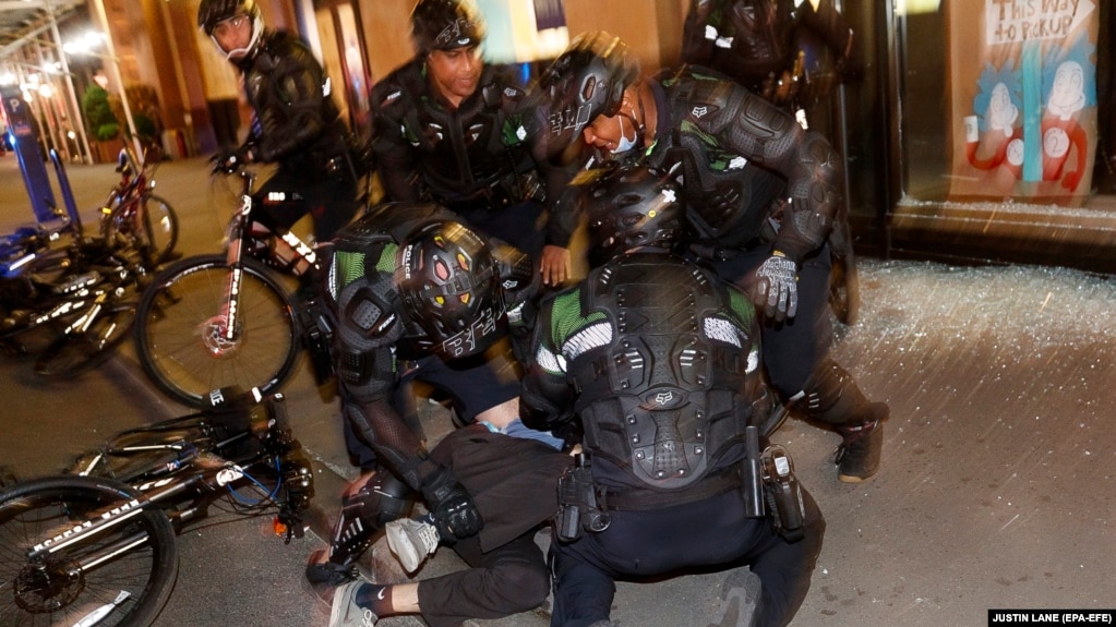Аресты в ходе протестов США. Июнь 2020