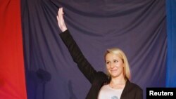 Marion Marechal-Le Pen, članica Nacionalnog fronta i rođaka liderke Nacionalnog fronta Marine Le Pen