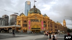 The attack took place near Melbourne's Flinders Street Station. (file photo)