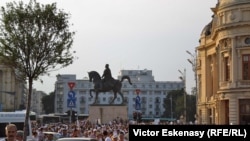 Proteste antiguvernamentale şi pro-democraţie la Bucureşti.