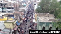 India, pamje nga Laard Bazaar, qytet i vjetër.