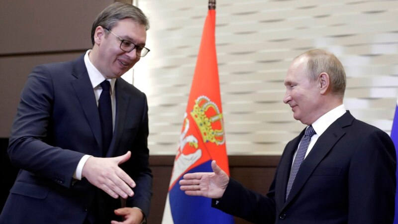 Вучиќ и Путин во Сочи - Односите се развиваат во позитивен правец
