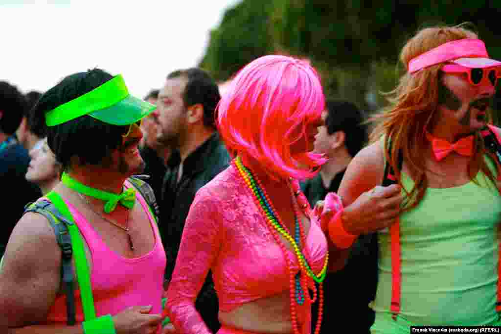 Activists in Cannes marked International Day Against Homophobia on May 17.