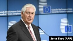 Rex Tillerson la Comisia Europeană de la Bruxelles, 5 decembrie
