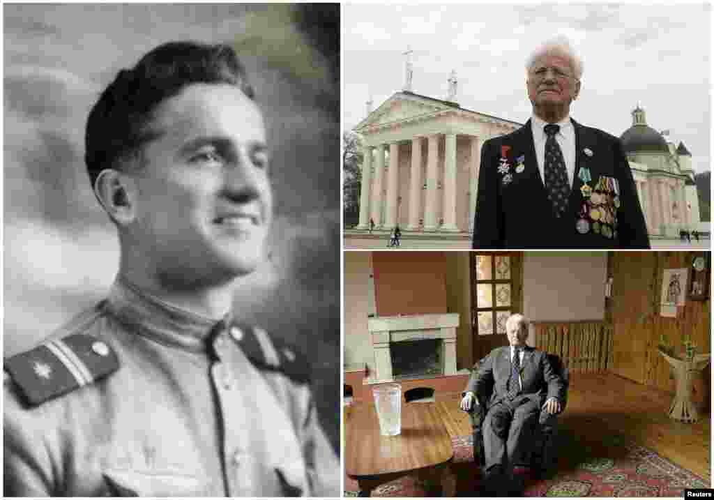 Юлиус Дексинс, 88 жаста. Литвалық азамат 1944 жылдың тамызынан 1945 жылдың мамырына дейін Қызыл Армия қатарында болған. Соғыс біткен соң Латвияда қалған.
