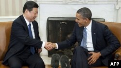 Xi Jinping susreo se sa predsjednikom SAD Barackom Obamom, 14. veljače 2012.