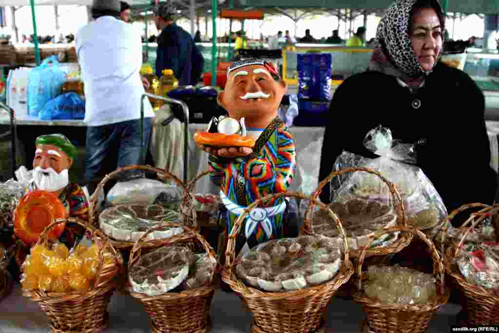 Sweets on sale in the Uzbek capital, Tashkent