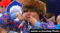 На шорском фольклорном празднике