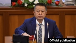 Қырғызстан парламенті спикері Чыныбай Турсунбеков.