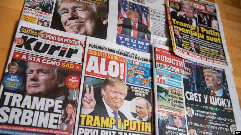 Donald Trump's election as U.S. president was initially greeted in Serbia with excitement.