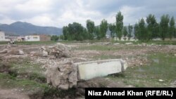 Pakistan - The site of Osama bin Laden's compound in Abbottabad, 26Apr2012