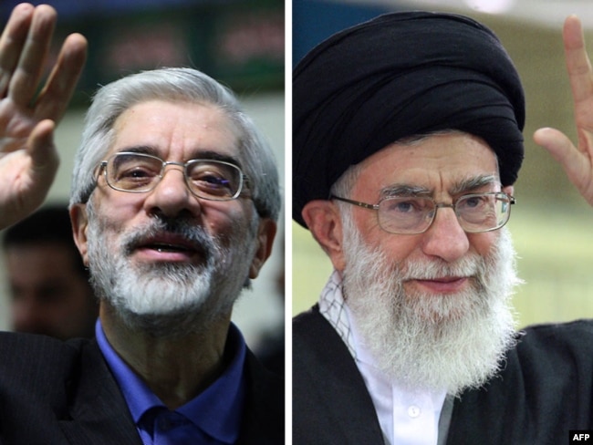 В шестидесятые годы у Али Хаменеи, тогдашнего президента, и Мирхосейна Мусави, последнего премьер-министра Ирана, были разногласия в некоторых областях.