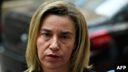 EU foreign policy chief Federica Mogherini (file photo)