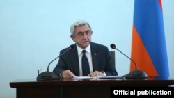 Армениянын президенти Серж Саргсян