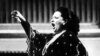 Spanish soprano Montserrat Caballe performs in Vienna on September 1, 1979. 