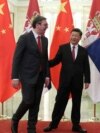 Predsednik Srbije Aleksandar Vučić sa predsednikom Kine Si Đinpingom u Pekingu, Kina, 25. aprila 2019.