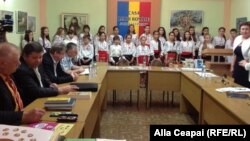 Elevi de la Liceul „Stefan cel Mare”, cu predare în limba română din Grigoriopol