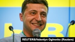 Ukrainian President Volodymyr Zelenskiy spoke by phone with U.S. President Donald Trump. (file photo)